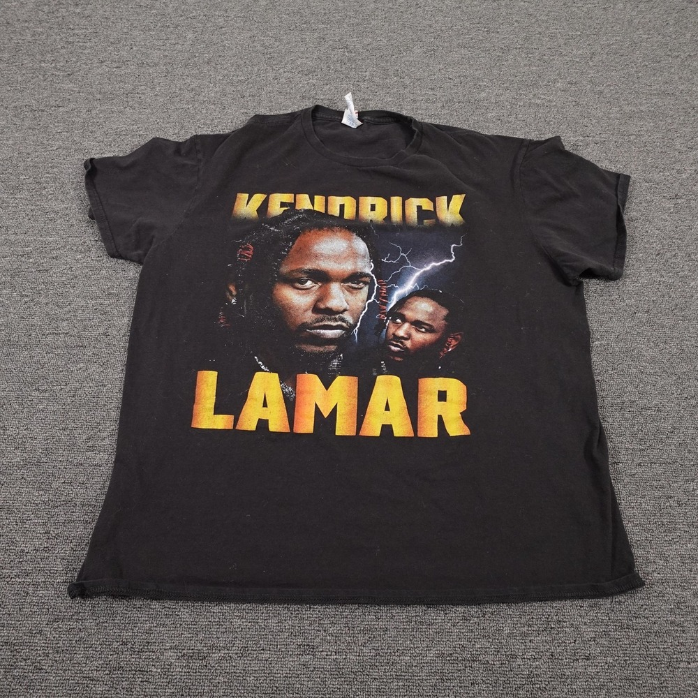 Kendrick Lamar Shirt Mens Large Black Big Steppers Tour Concert Graphic Tee